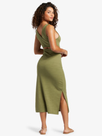 10 Good Keepsake - Vestido midi com tiras para Mulher Verde ARJKD03270 Roxy