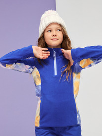 2 Sayna - Polaire demi-zip technique pour Fille 8-16 ans  ERGFT03837 Roxy