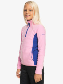 1 Sayna - Polaire demi-zip technique pour Fille 8-16 ans Rose ERGFT03837 Roxy