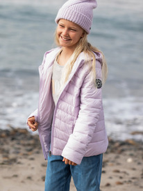 0 Girls 4-14 Coast Road Lightweight Packable Puffer Jacket Purple ERGJK03085 Roxy