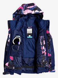 1 Frozen Flow - Snowboardjack voor Meisjes 8-16 Blue ERGTJ03078 Roxy