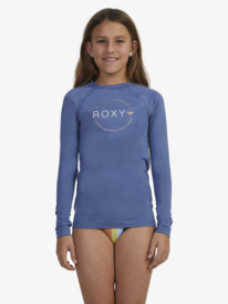 0 Girls 6-16 Beach Classics Long Sleeve Rash Vest  ERGWR03323 Roxy