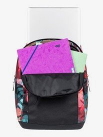 3 Here You Are Fitness 24 L - Medium Backpack for Women Black ERJBP04369 Roxy