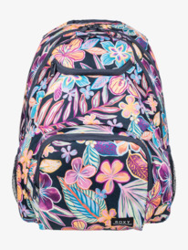 0 Shadow Swell Printed 24L - Medium Backpack for Women Blue ERJBP04662 Roxy