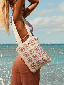 0 Hey Tulip - Bolsa de Playa con Asas para Unisex Beige ERJBT03336 Roxy