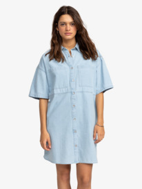 Pacific Night - Mini Denim Dress for Women  ERJDD03005