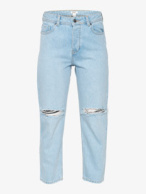 16 Fresh Way Mid - Rechte Jeans voor Dames Blue ERJDP03291 Roxy