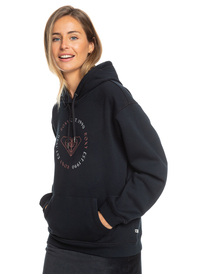 0 Surf Stoked Brushed - Sudadera con Capucha para Mujer Negro ERJFT04615 Roxy