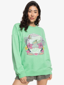 0 Take Your Place - Pullover Sweatshirt for Women Green ERJFT04813 Roxy