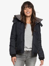 Ladies black waterproof 2024 jacket with hood