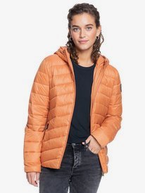 0 Coast Road - Leichte, wattierte Jacke für Frauen Braun ERJJK03388 Roxy