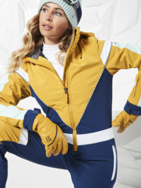 5 Peak Chic Suit - Fato para a neve para Mulher Amarelo ERJTS03013 Roxy