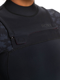 4 3/2mm Swell Series 2022 - Wetsuit met een Borstrits voor Dames Black ERJW103122 Roxy