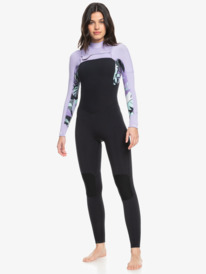 0 4/3mm Swell Series 2022 - Traje de Surf con Cremallera en el Pecho para Mujer Negro ERJW103125 Roxy