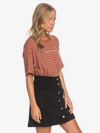 2 Warning Sign - Buttoned Corduroy Skirt for Women  ERJWK03090 Roxy