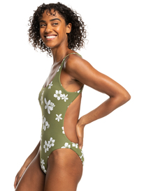 1 Retro - Maillot de bain une pièce pour Femme Vert ERJX103513 Roxy