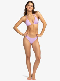 2 Aruba - Parte de cima de biquíni Tiki triangular para Mulher Roxo ERJX305236 Roxy