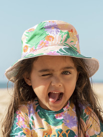 0 Jasmine Paradise - Bucket Hat for Girls Green ERLHA03143 Roxy