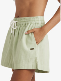 5 Womens Lekeitio Beach High Waist Shorts Green URJNS03085 Roxy