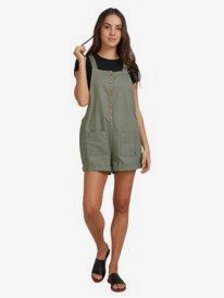 5 Womens Rising Direction Strappy Playsuit Green URJWD03073 Roxy