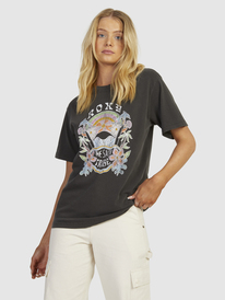 12 To The Sun - T-shirt para Mulher Preto URJZT03736 Roxy