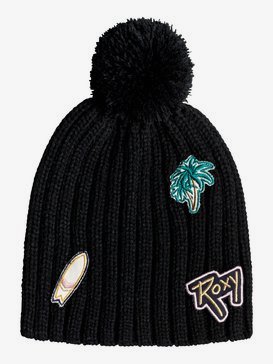 Gorro de L&atilde; c/ Patchs Winter Clouds Roxy