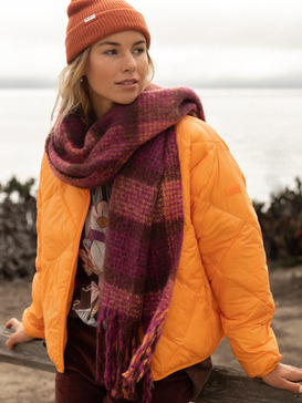 bufanda de cuadros mujer