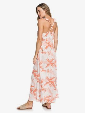 Hot Summer Lands - Button-Through Strappy Maxi Dress  ERJWD03337