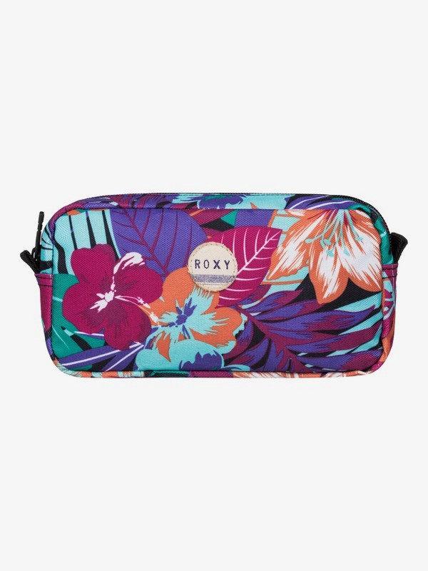roxy, Pipeline Pencil Case, Aruba Blue - Plaid_1 (bfk1) 0 Pipeline Pencil Case 2153180202 Roxy