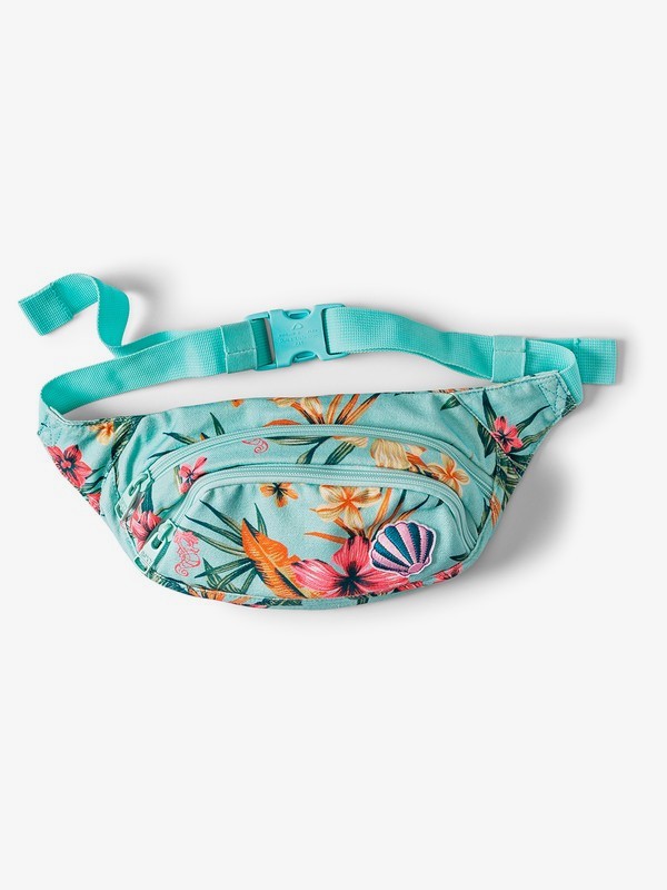 roxy, Come Along Fanny Pack, WAN BLUE HERITAGE FLORAL (bdl6) 0 Come Along Fanny Pack Blue ARGBA03000 Roxy