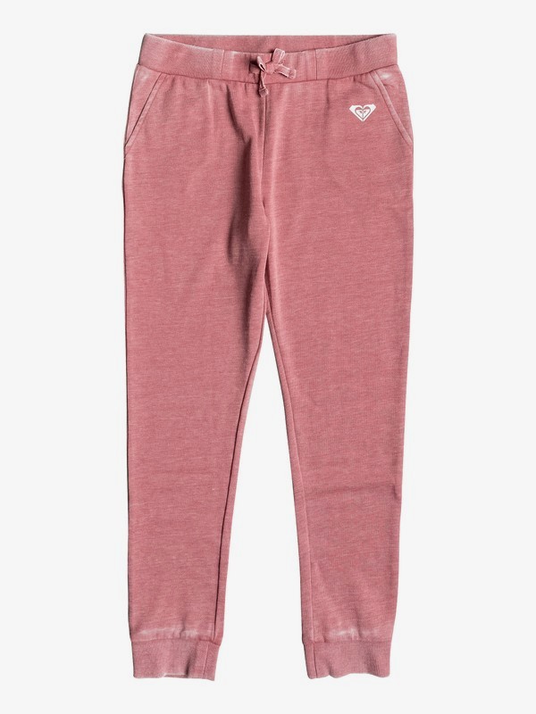 roxy, Girl's 7-14 Groovy Song Slim Fit Joggers, WITHERED ROSE (mmg0) 0 Girl's 7-14 Groovy Song Slim Fit Joggers Pink ARGFB03003 Roxy