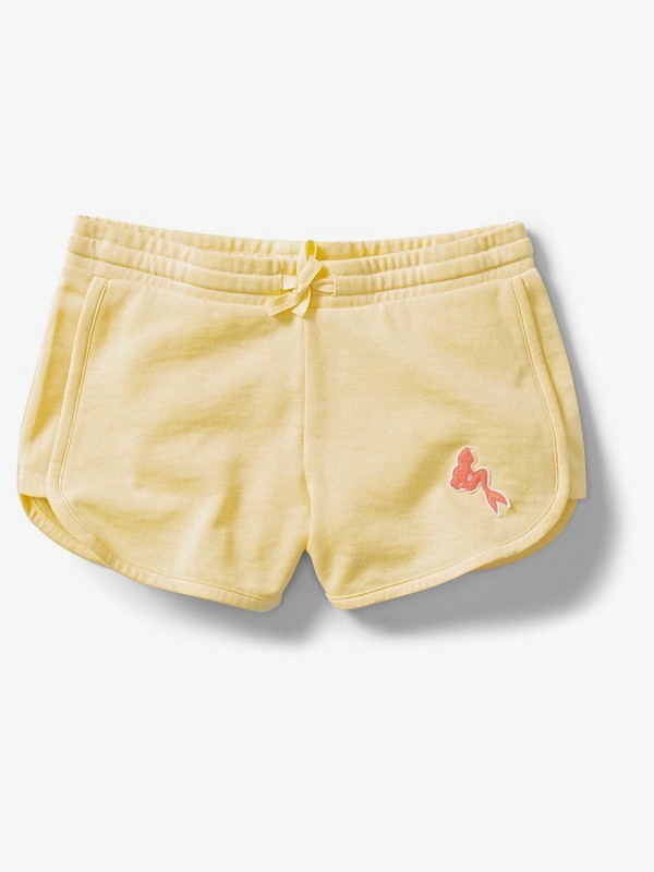 roxy, Ariel New Adventures Sweat Shorts, SUNLIGHT (yek0) 0 Ariel New Adventures Sweat Shorts Yellow ARGFB03005 Roxy