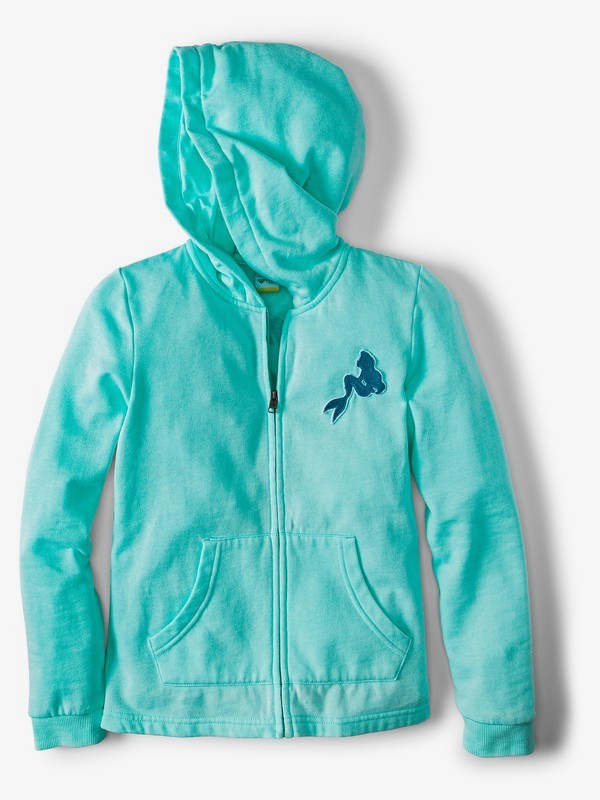 roxy, Mask And Snorkels Zip-Up Hoodie, WAN BLUE (bdl0) 0 Mask And Snorkels Zip-Up Hoodie Blue ARGFT03080 Roxy