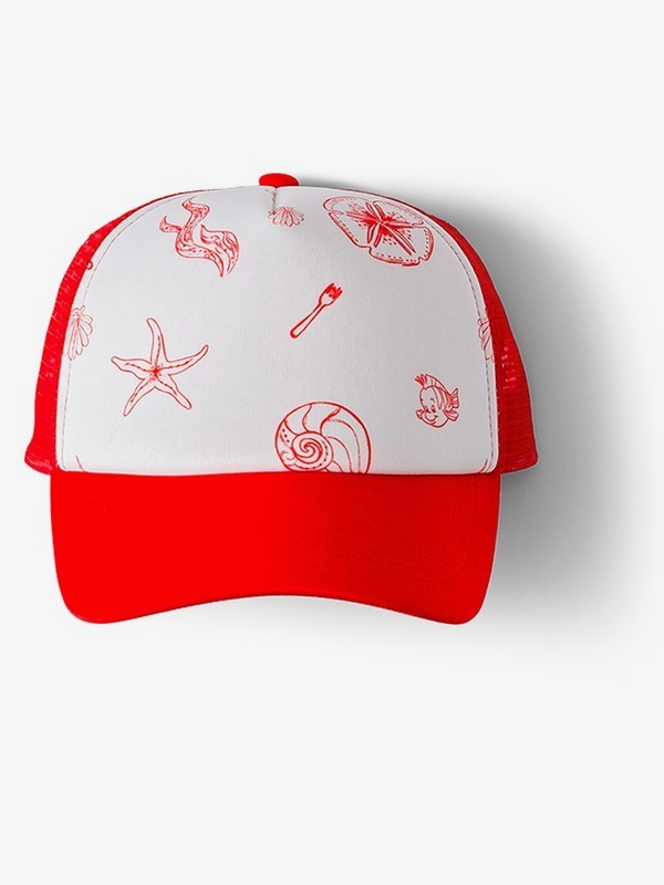 roxy, Ocean Town Trucker Hat, ROCOCCO RED (rpf0) 0 Ocean Town Trucker Hat Red ARGHA03018 Roxy