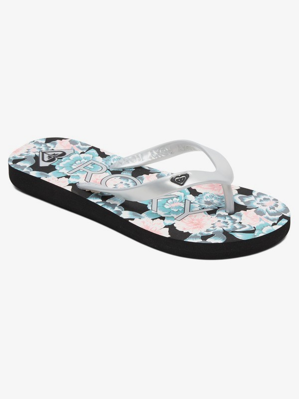 roxy, Girl's 7-14 Tahiti Flip-Flops, BLUE CORAL (cob) 0 Girl's 7-14 Tahiti Flip-Flops Blue ARGL100181 Roxy