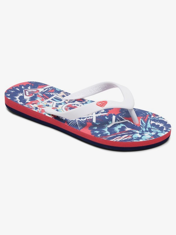 roxy, Tahiti - Teenslippers voor Meisjes, WHITE/MULTI (hmt) 0 Tahiti - Teenslippers voor Meisjes White ARGL100181 Roxy