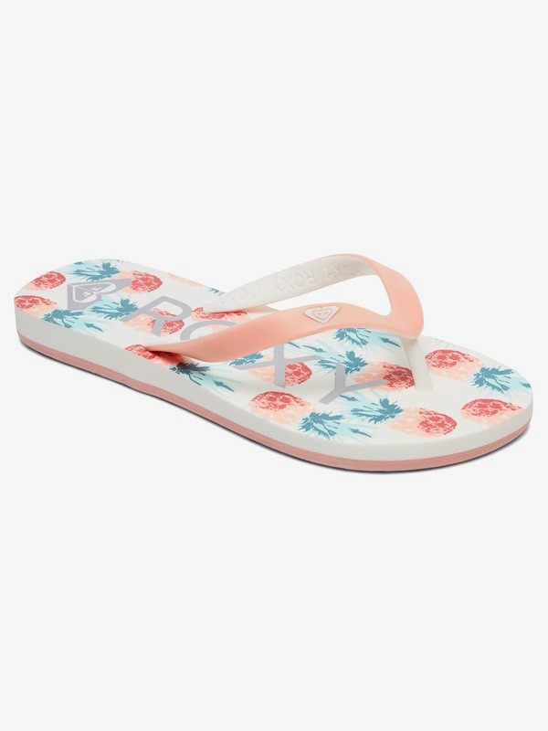 roxy, Girl's 7-14 Tahiti Flip-Flops, PEACH PARFAIT (ppf) 0 Girl's 7-14 Tahiti Flip-Flops Orange ARGL100181 Roxy