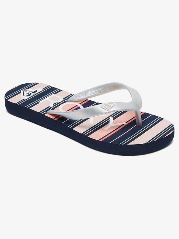 roxy, Niñas 7-14 Sandalias Tipo Flip-Flops Tahiti, PINK STRIPE (spi) 0 Niñas 7-14 Sandalias Tipo Flip-Flops Tahiti Rosa ARGL100181 Roxy