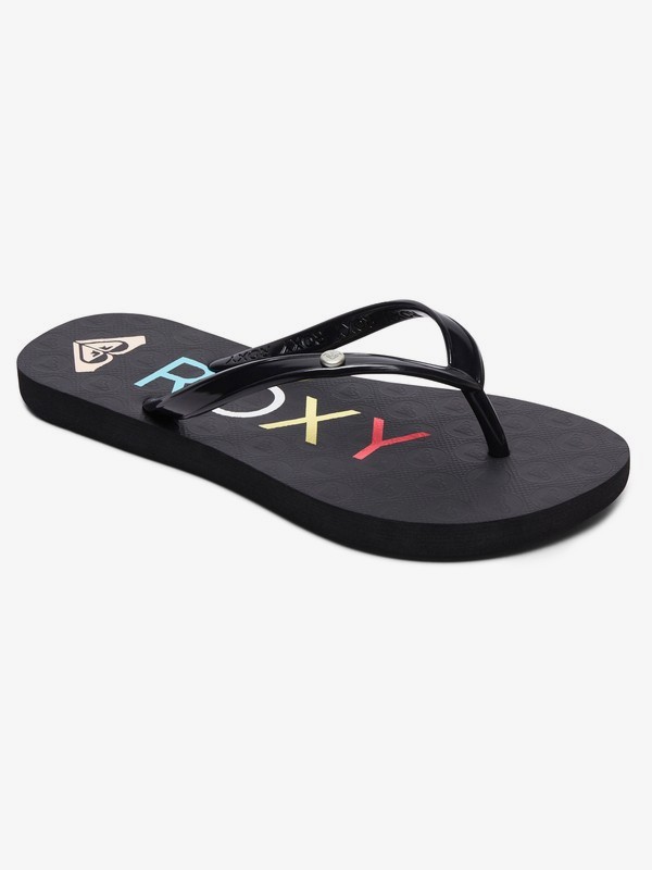 roxy, Sandy - Chanclas para Chicas, BLACK (bl0) 0 Sandy - Chanclas para Chicas Negro ARGL100184 Roxy