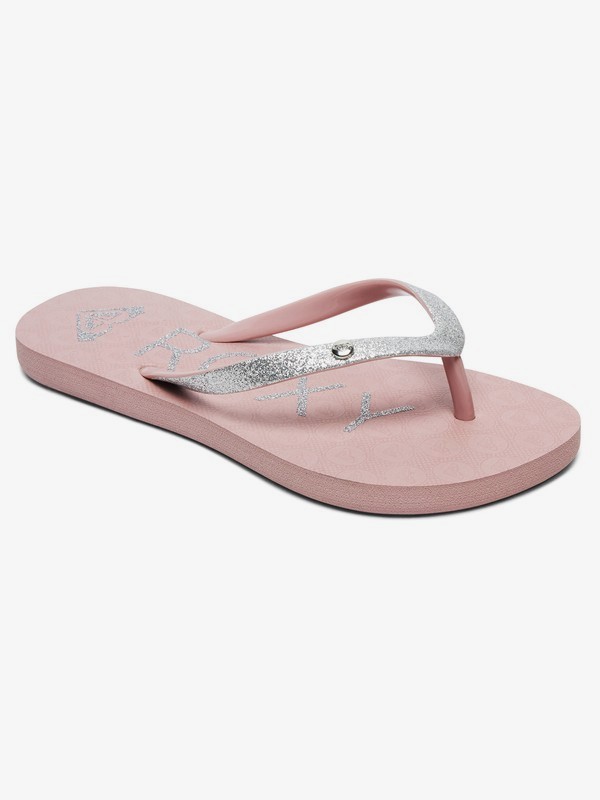 roxy, Viva Glitter - Sandalen für Mädchen 8-16, MAUVE WINE (mvw) 0 Viva Glitter - Sandalen für Mädchen 8-16 Orange ARGL100186 Roxy