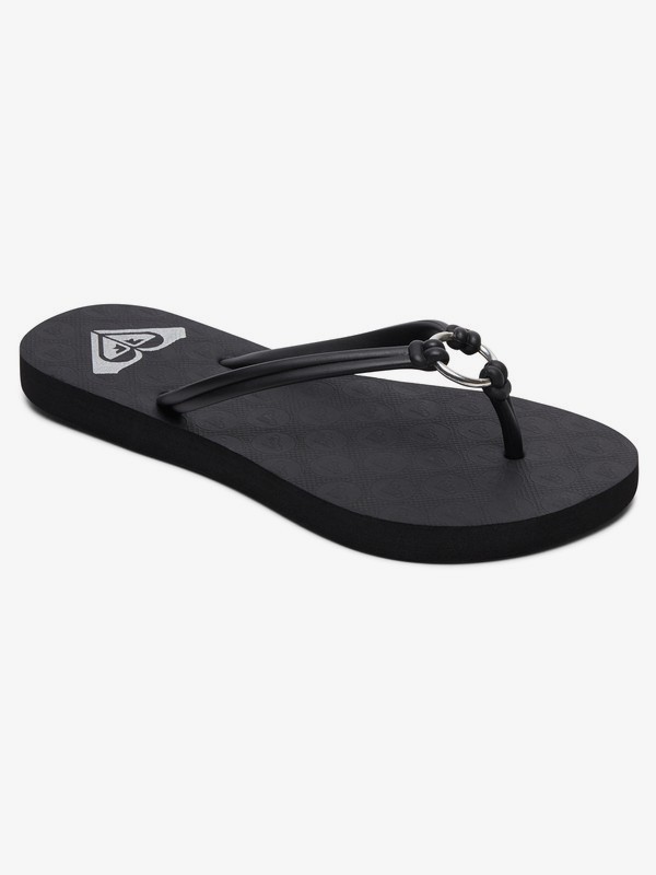 roxy, Chancletas Solis, BLACK (bl0) 0 Chancletas Solis Negro ARGL100188 Roxy