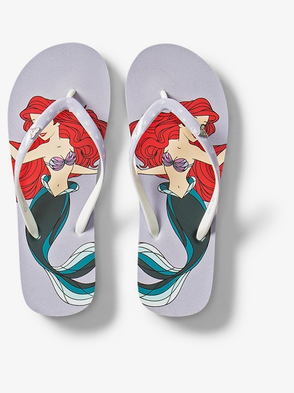 roxy, Girl's 7-14 Pebbles Flip-Flops, LAVENDER (lav) 0 Girl's 7-14 Pebbles Flip-Flops Purple ARGL100232 Roxy
