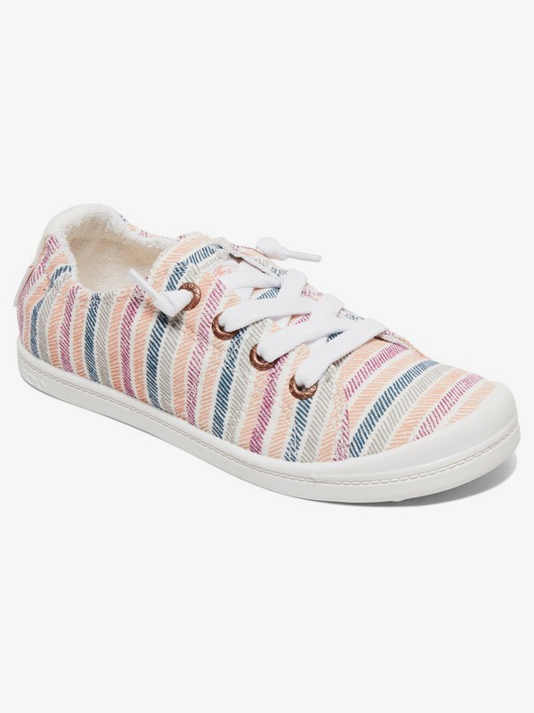 roxy, Girl's 7-14 Bayshore Shoes, WHITE/PRINT (tpr) 0 Girl's 7-14 Bayshore Shoes White ARGS600091 Roxy