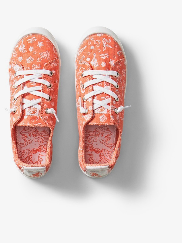 roxy, Girl's 7-14 Bayshore Shoes, CORAL (crl) 0 Girl's 7-14 Bayshore Shoes Orange ARGS600100 Roxy