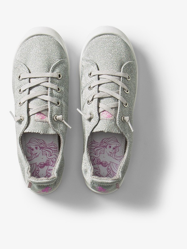roxy, Girl's 7-14 Bayshore Shoes, SILVER (sil) 0 Girl's 7-14 Bayshore Shoes Grey ARGS600100 Roxy