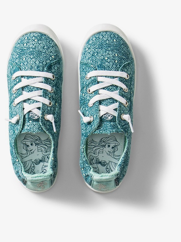 roxy, Girl's 7-14 Bayshore Shoes, TEAL (tel) 0 Girl's 7-14 Bayshore Shoes Green ARGS600100 Roxy