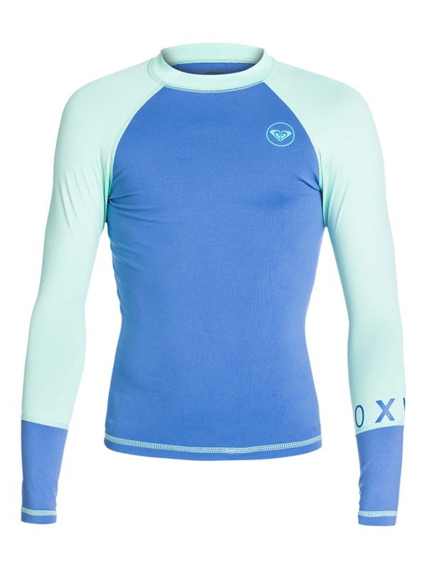 roxy, Sea Bound - Rash Vest, CHAMBRAY/SEA FOAM (xppg) 0 Sea Bound - Rash Vest ARGWR03009 Roxy