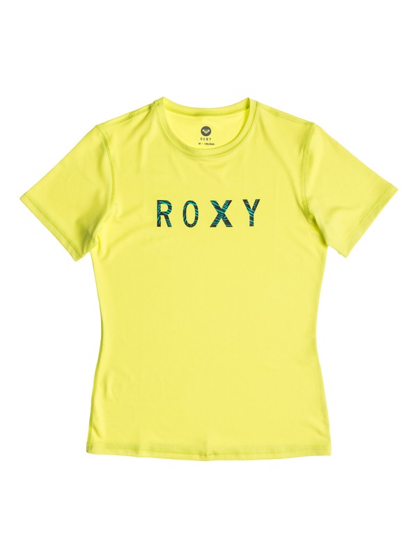 roxy, Palms Away - Rash Vest met korte mouw, LIMEADE (gen0) 0 Palms Away - Rash Vest met korte mouw ARGWR03011 Roxy