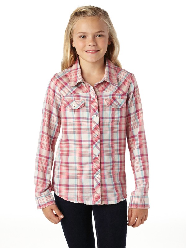 roxy, Girls 7- 14 Giddy Up, SEA SPRAY PLAID (wbs1) 0 Girls 7- 14 Giddy Up ARGWT00020 Roxy