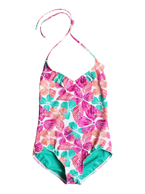 roxy, One Piece - Neckholder-Badeanzug, JUNGLE TIMES WHITE - NEW (wbb6) 0 One Piece - Neckholder-Badeanzug ARGX103011 Roxy